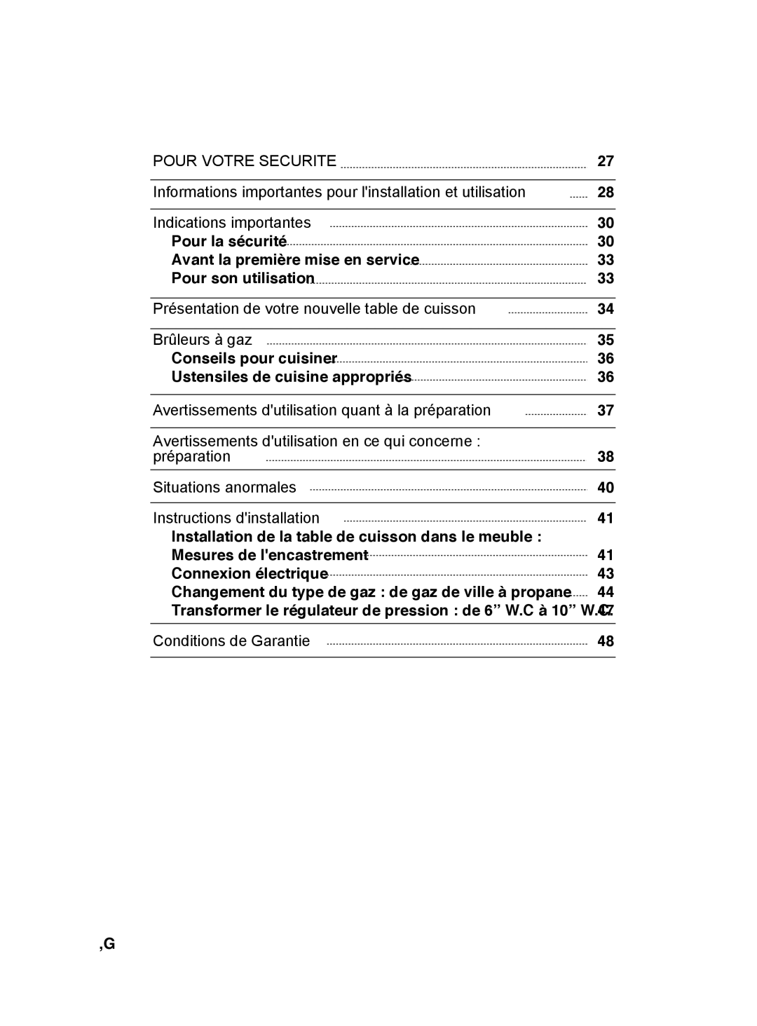 Siemens 5551 manual Pour Votre Securite 