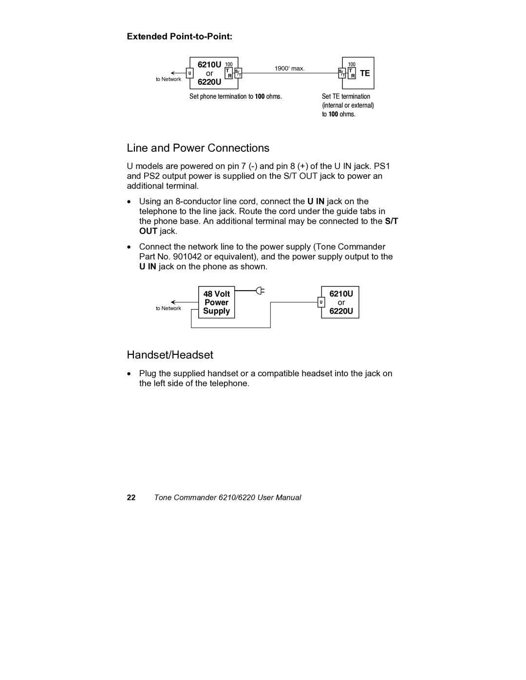 Siemens user manual Volt 6210U Power Supply 6220U 