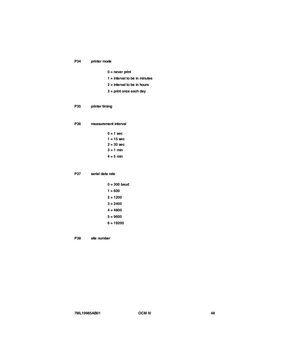 Siemens 7ML19985AB01 instruction manual Ocm 