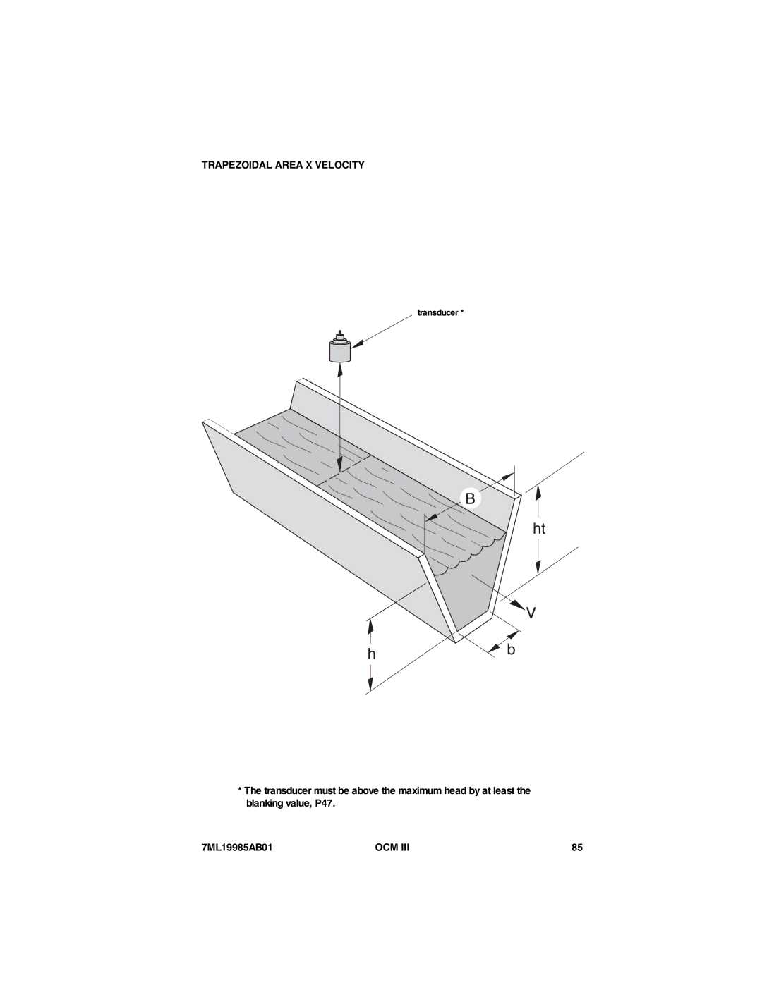 Siemens 7ML19985AB01 instruction manual Trapezoidal Area X Velocity 