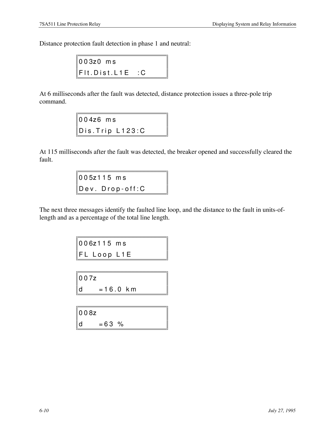 Siemens 7SA511 manual Command. DisTrip46 23C 