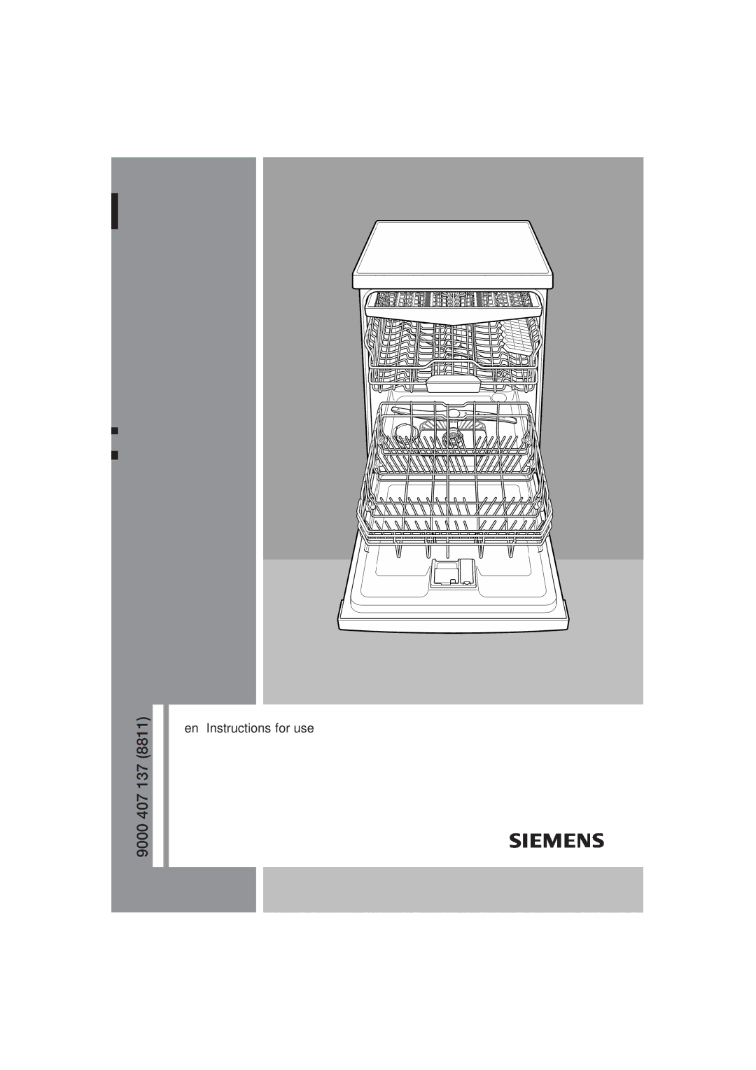 Siemens 9000407137(8811) manual 9000 407 137 