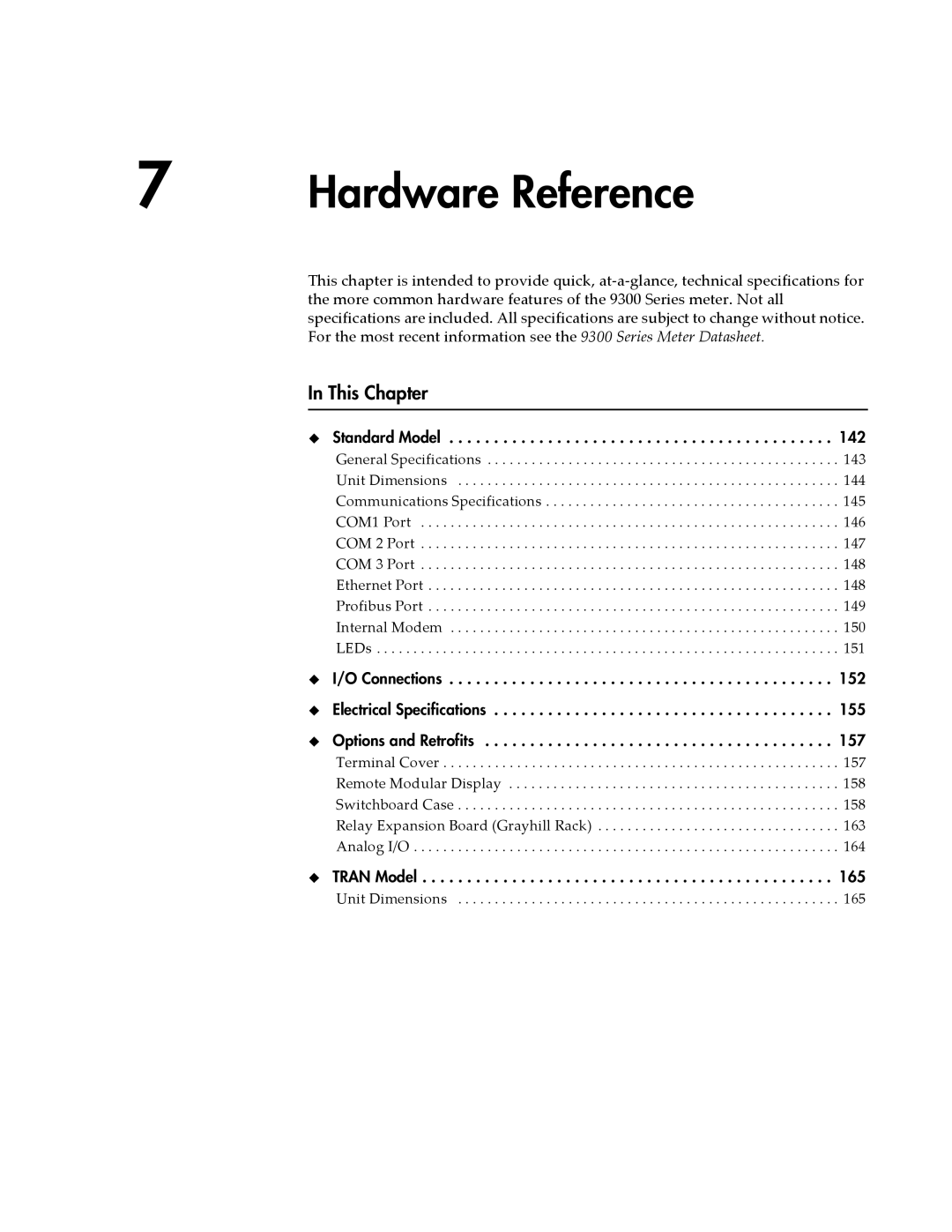 Siemens 9330, 9350, 9300 manual Hardware Reference 