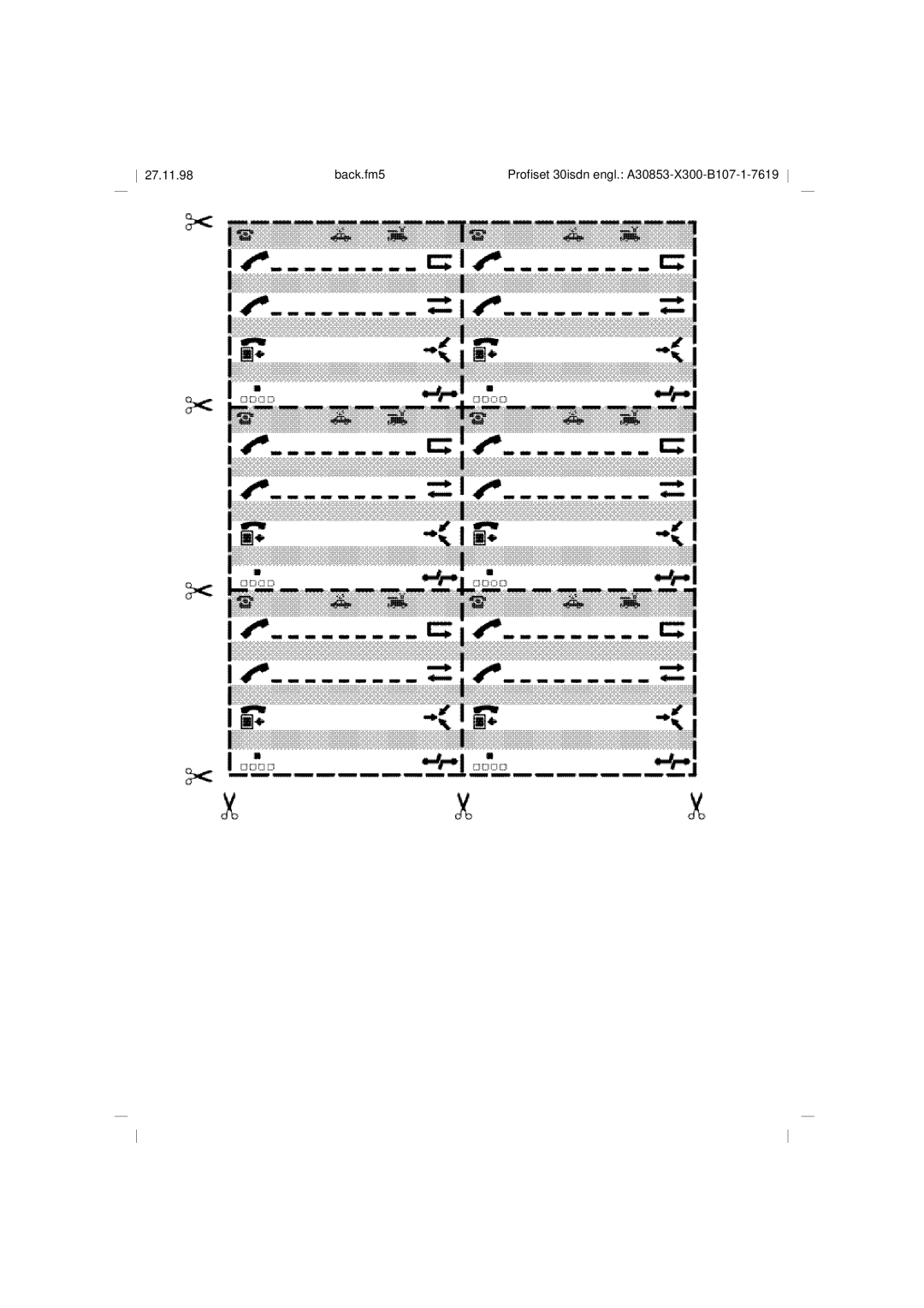 Siemens A30853 operating instructions Back.fm5 