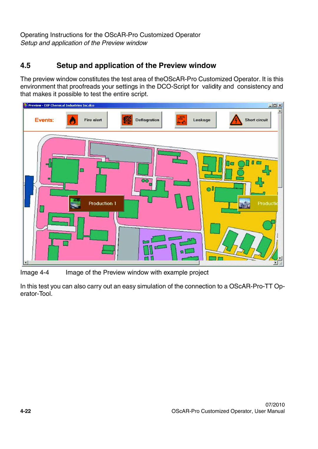 Siemens A31003-51730-U103-7619 user manual Setup and application of the Preview window 