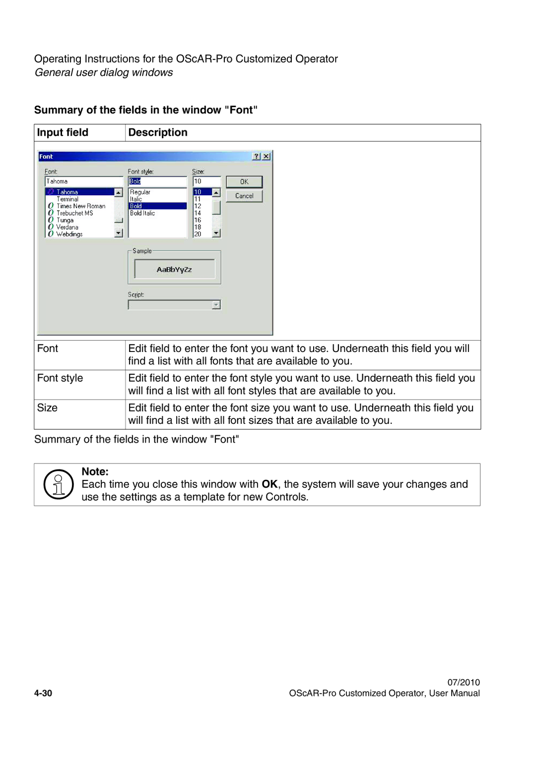 Siemens A31003-51730-U103-7619 user manual General user dialog windows 