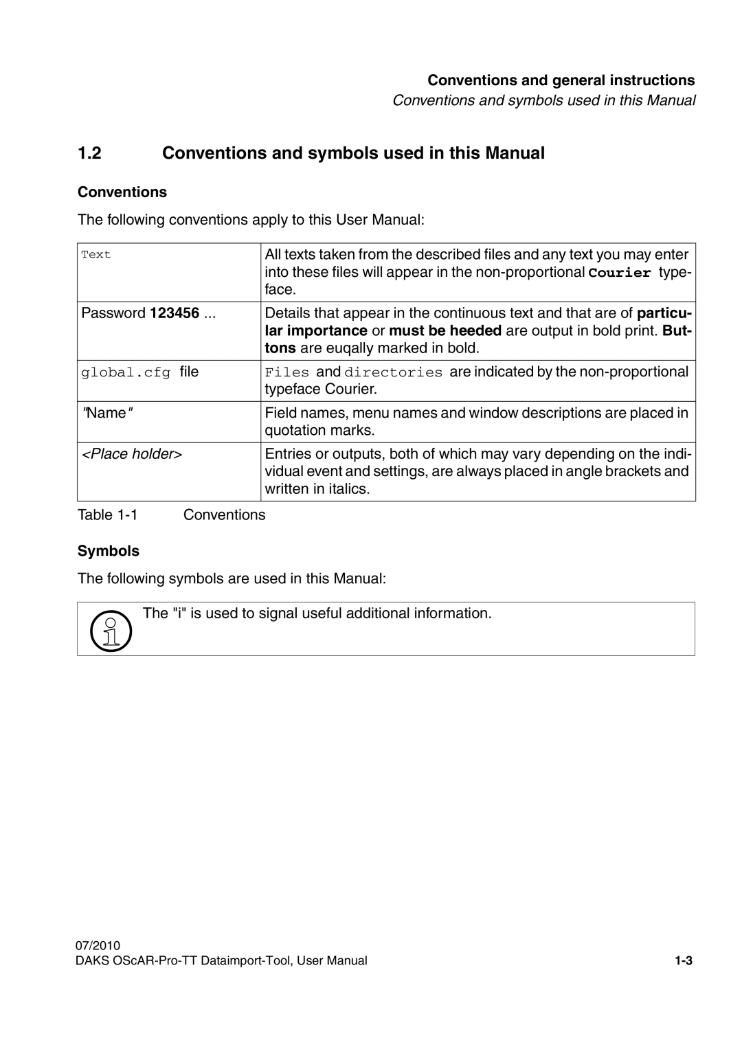 Siemens A31003-S1730-U102-1-7619 user manual Conventions and symbols used in this Manual, Symbols, Text 