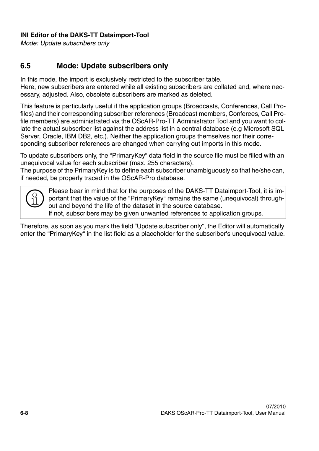 Siemens A31003-S1730-U102-1-7619 user manual Mode Update subscribers only 