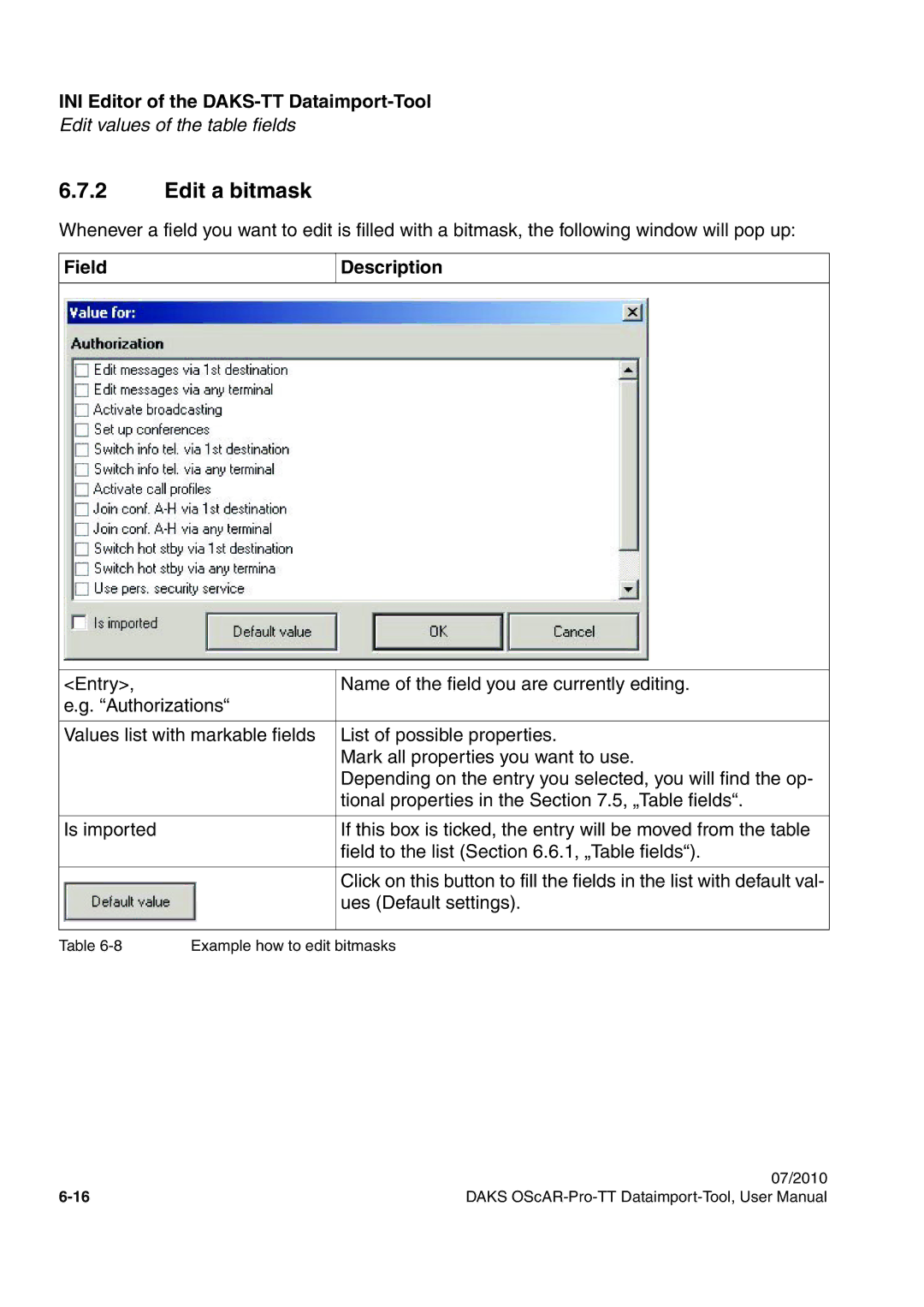 Siemens A31003-S1730-U102-1-7619 user manual Edit a bitmask 