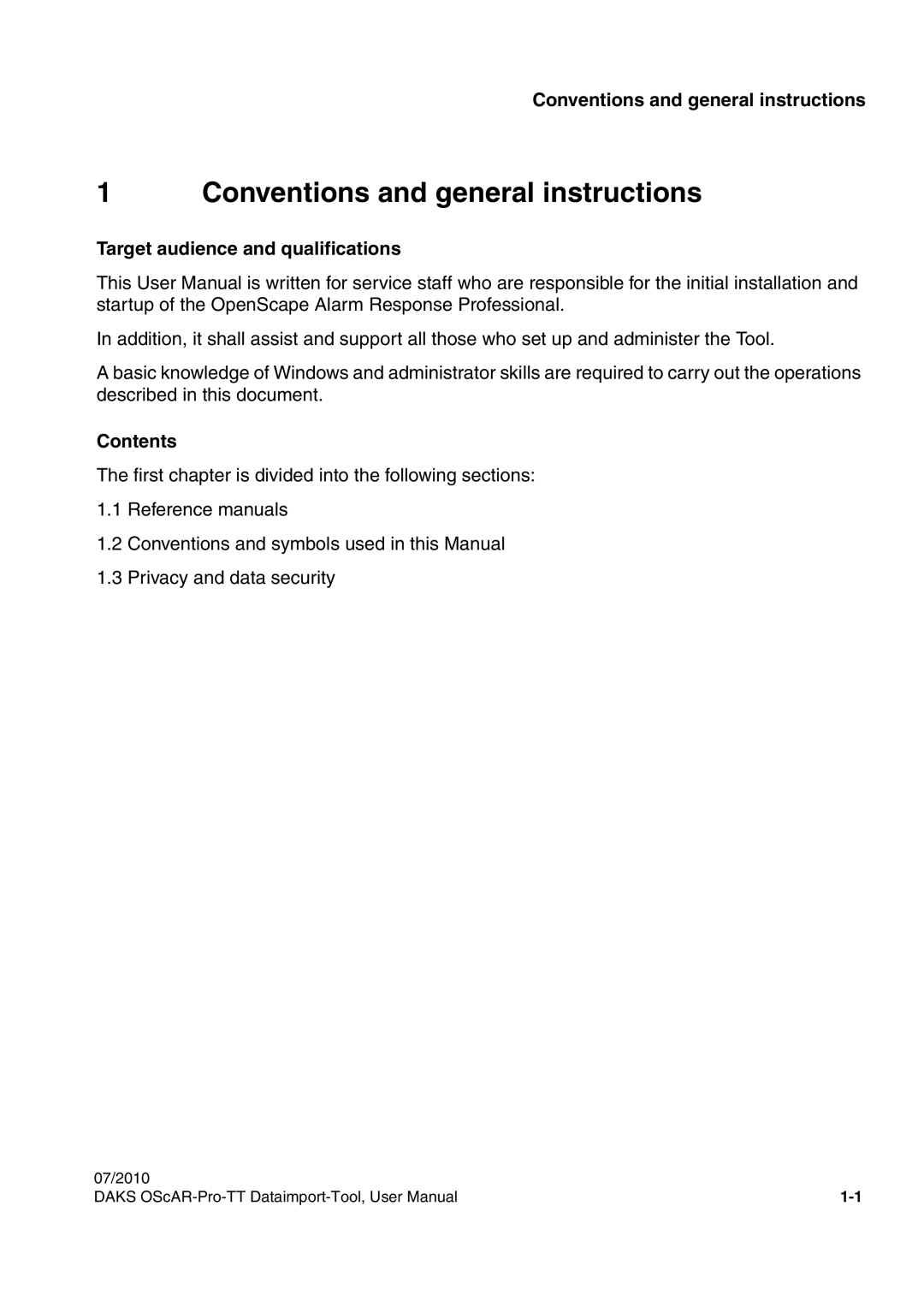 Siemens A31003-S1730-U102-1-7619 Conventions and general instructions, Target audience and qualifications, Contents 