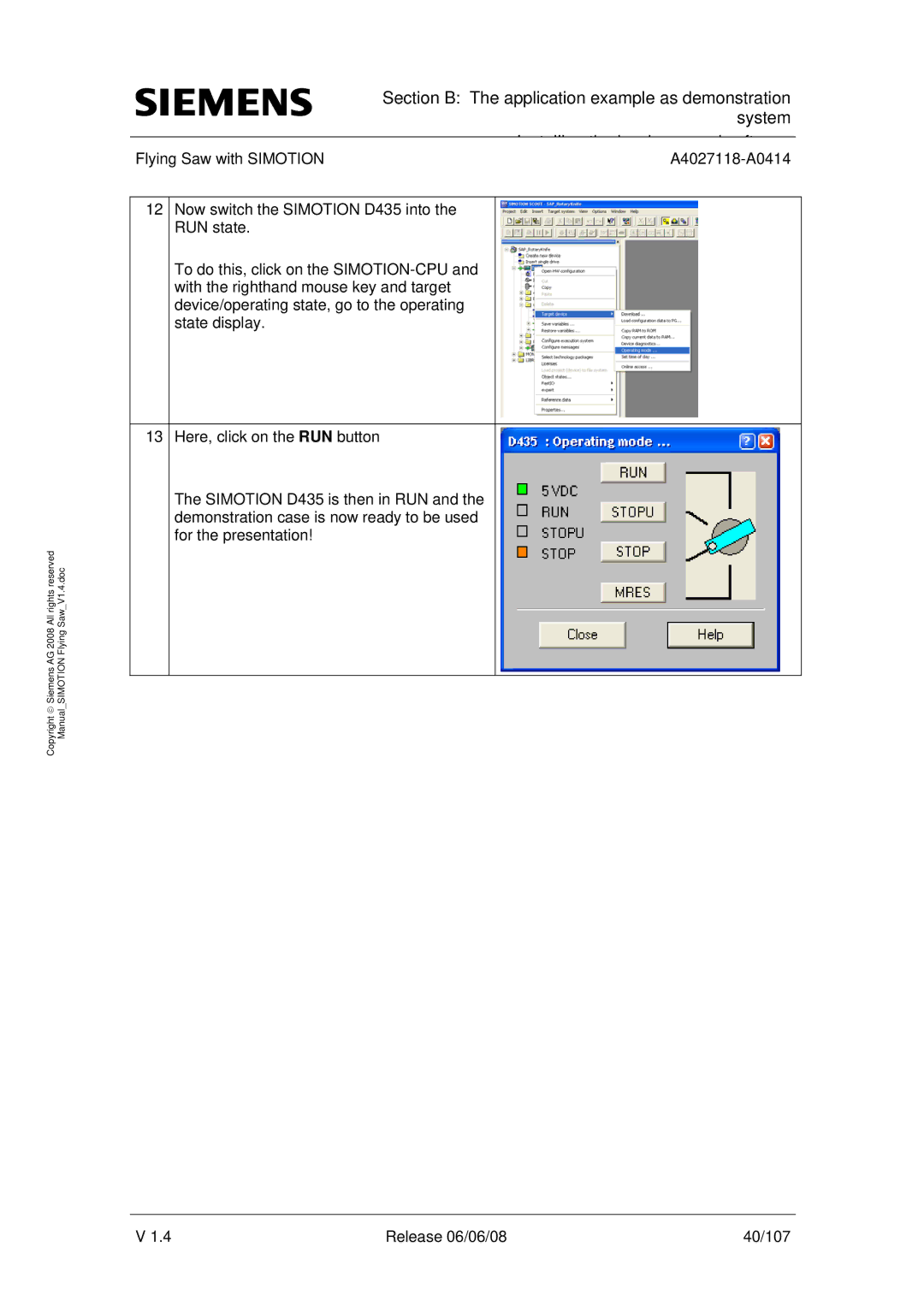 Siemens A4027118-A0414 user manual 