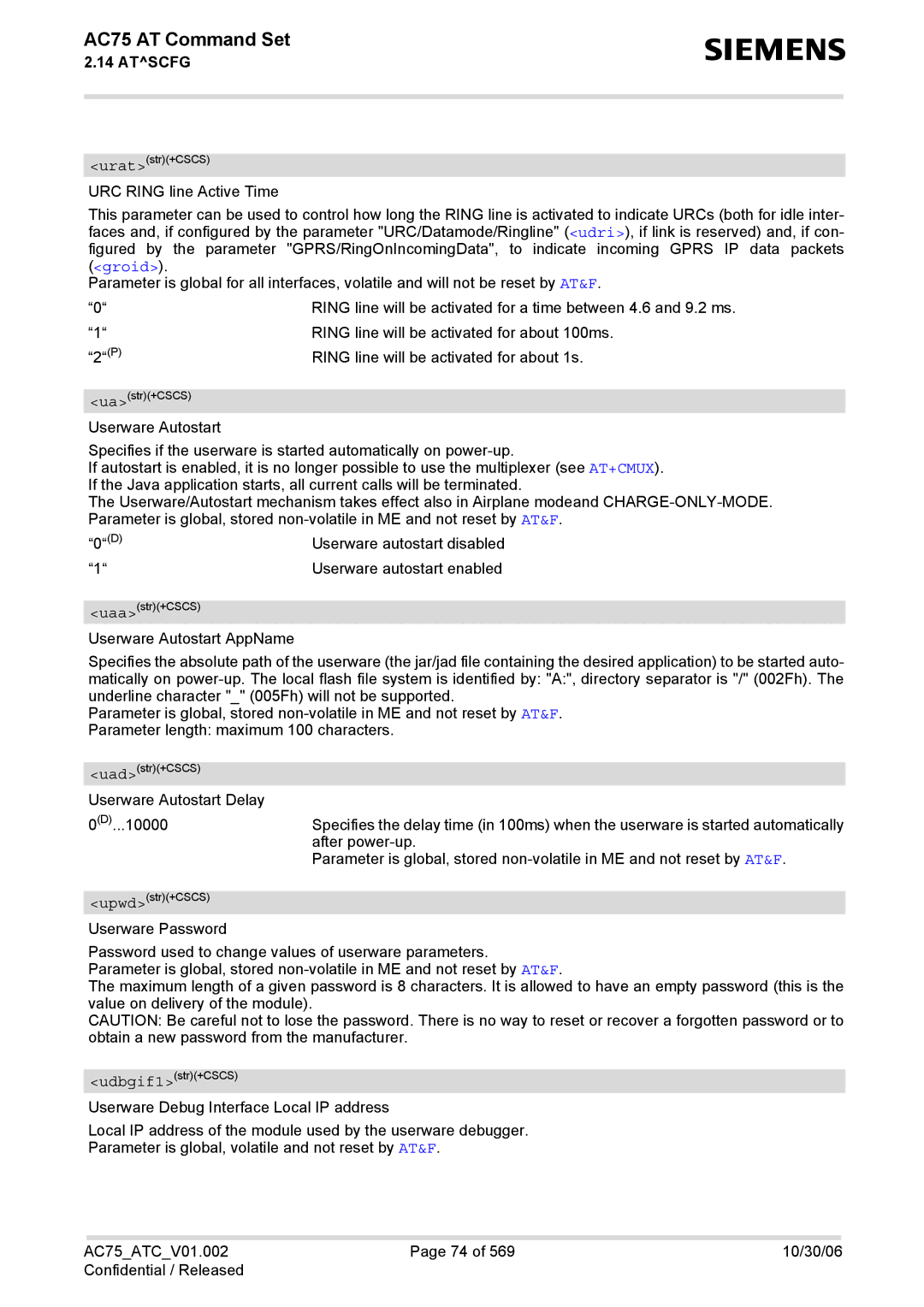 Siemens AC75 manual Groid 