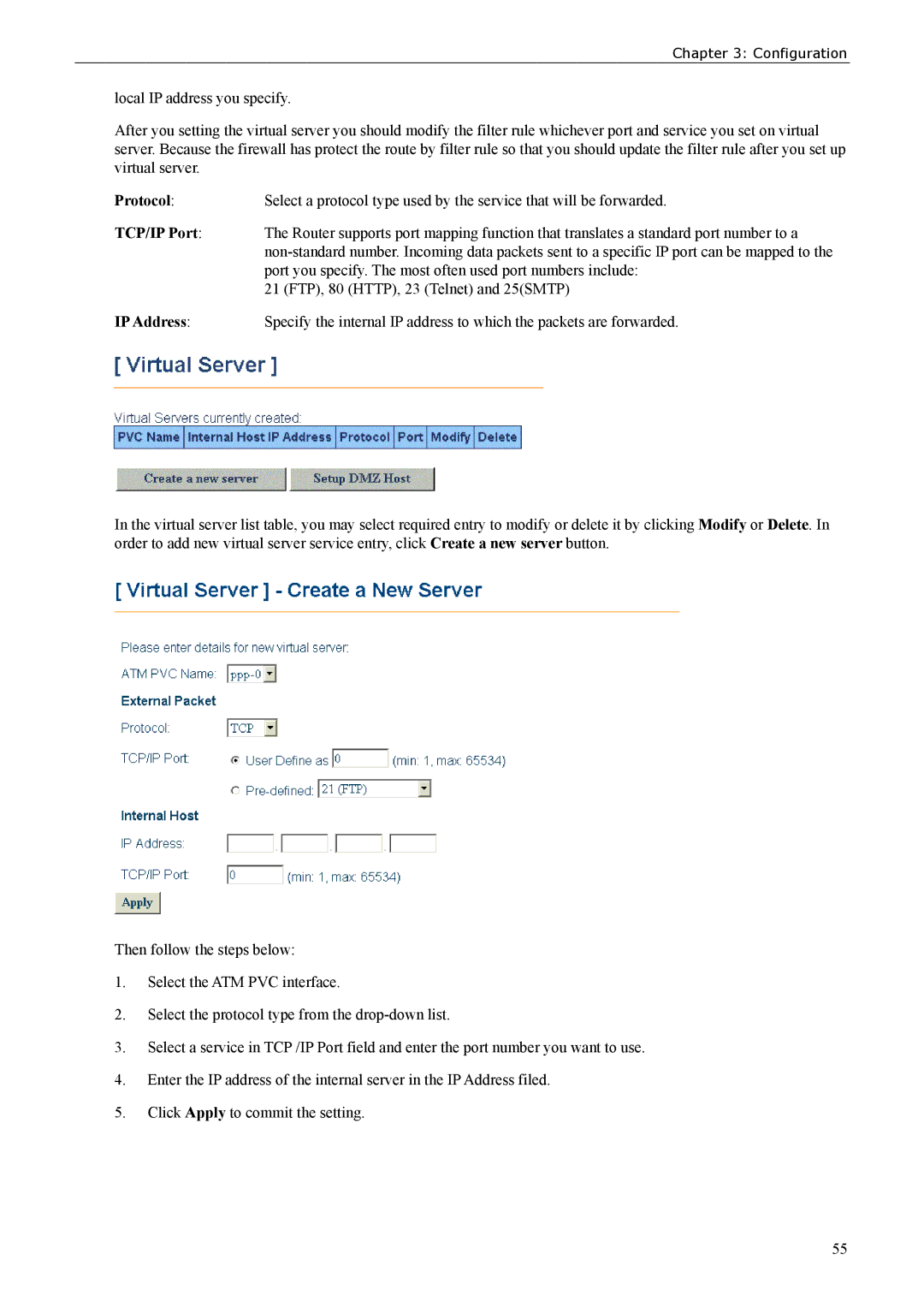 Siemens ADSL 500 user manual Configuration 