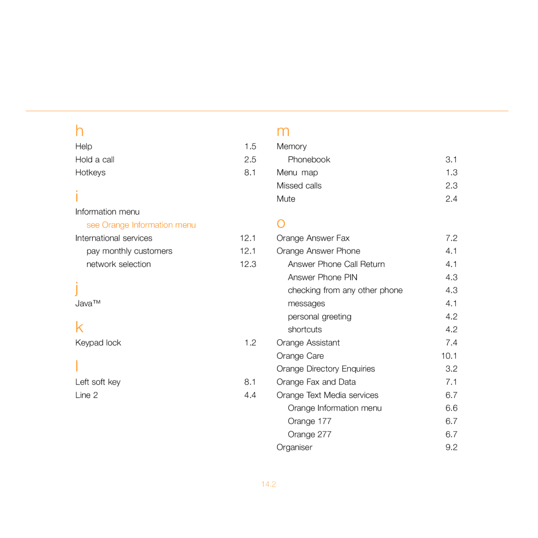 Siemens C55 manual See Orange Information menu International services 