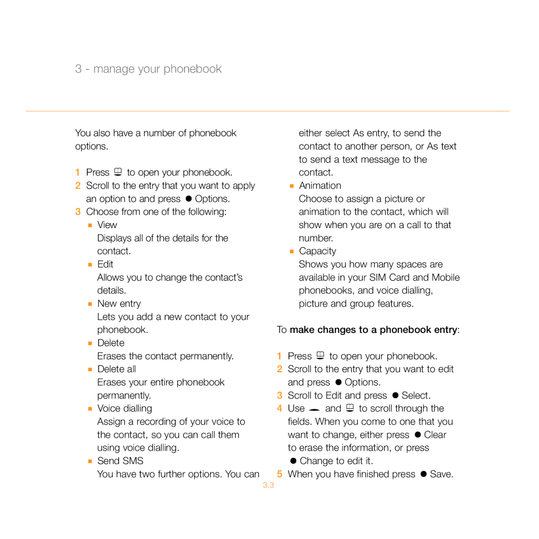 Siemens C55 manual Change to edit it When you have finished press Save 