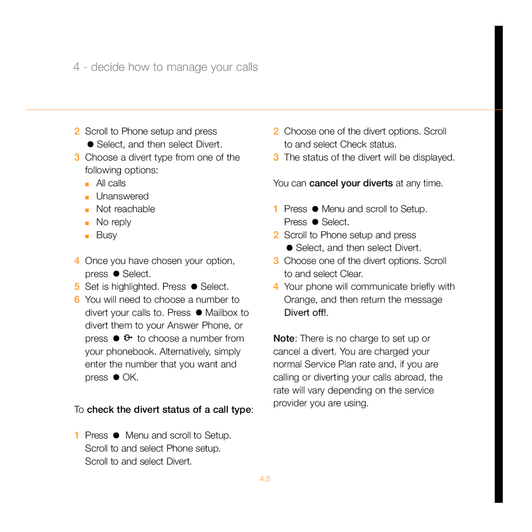 Siemens C55 manual Decide how to manage your calls 