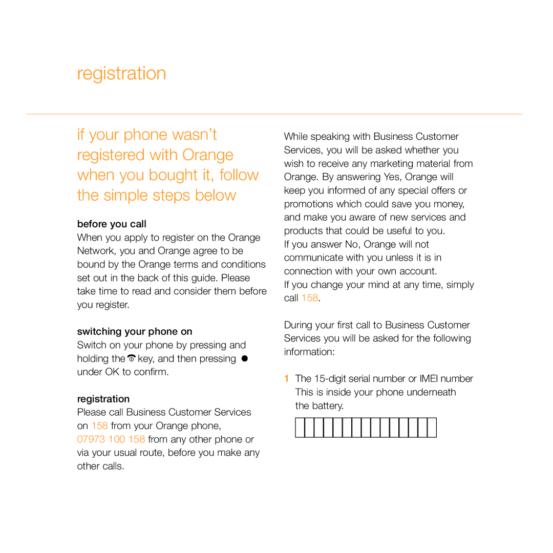 Siemens C55 manual Registration 