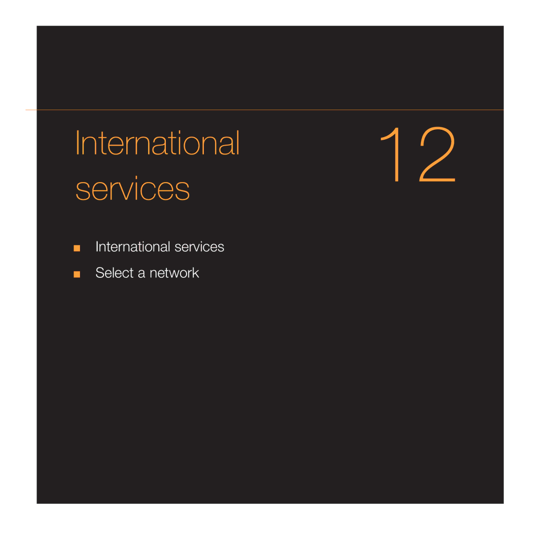 Siemens C55 manual International 12 services 