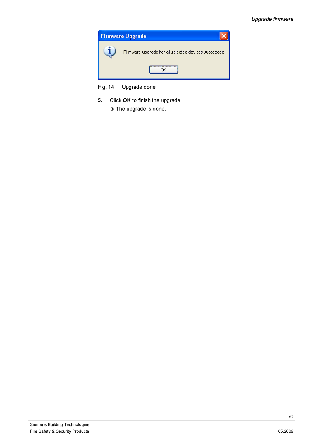 Siemens CCIC1410 configurationmanual Upgrade firmware 