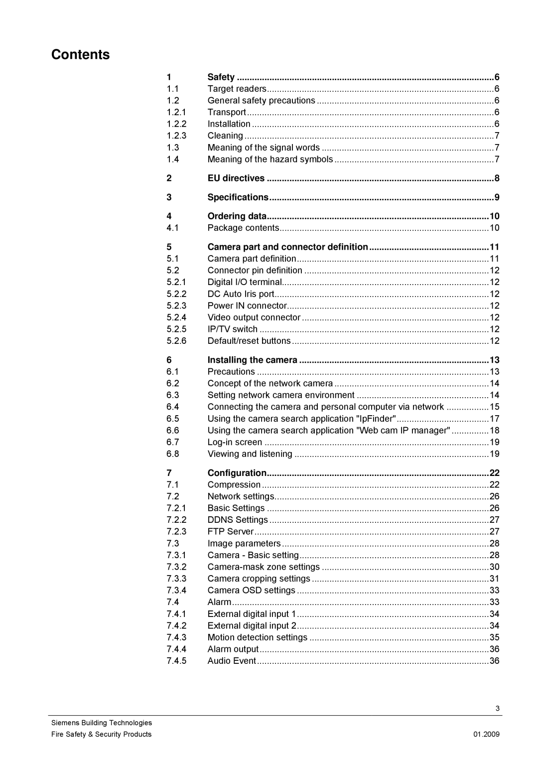 Siemens CCMX1315-LP configurationmanual Contents 