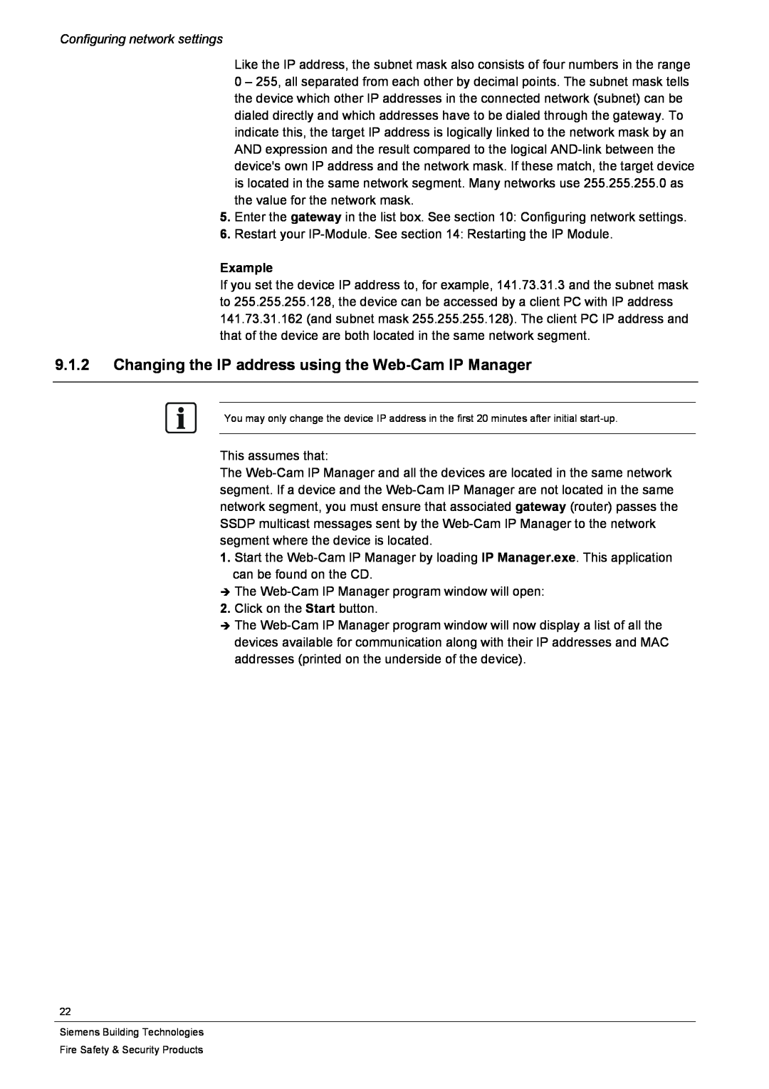 Siemens CFVA-IP user manual 