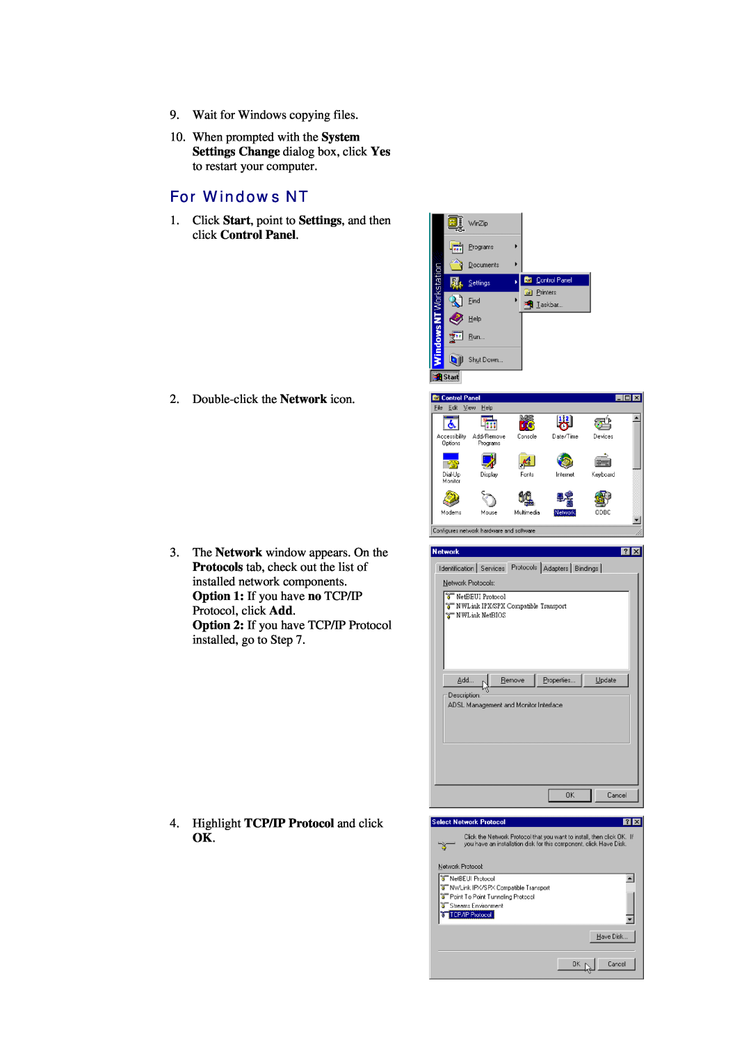 Siemens CL-010-I manual For Windows NT 