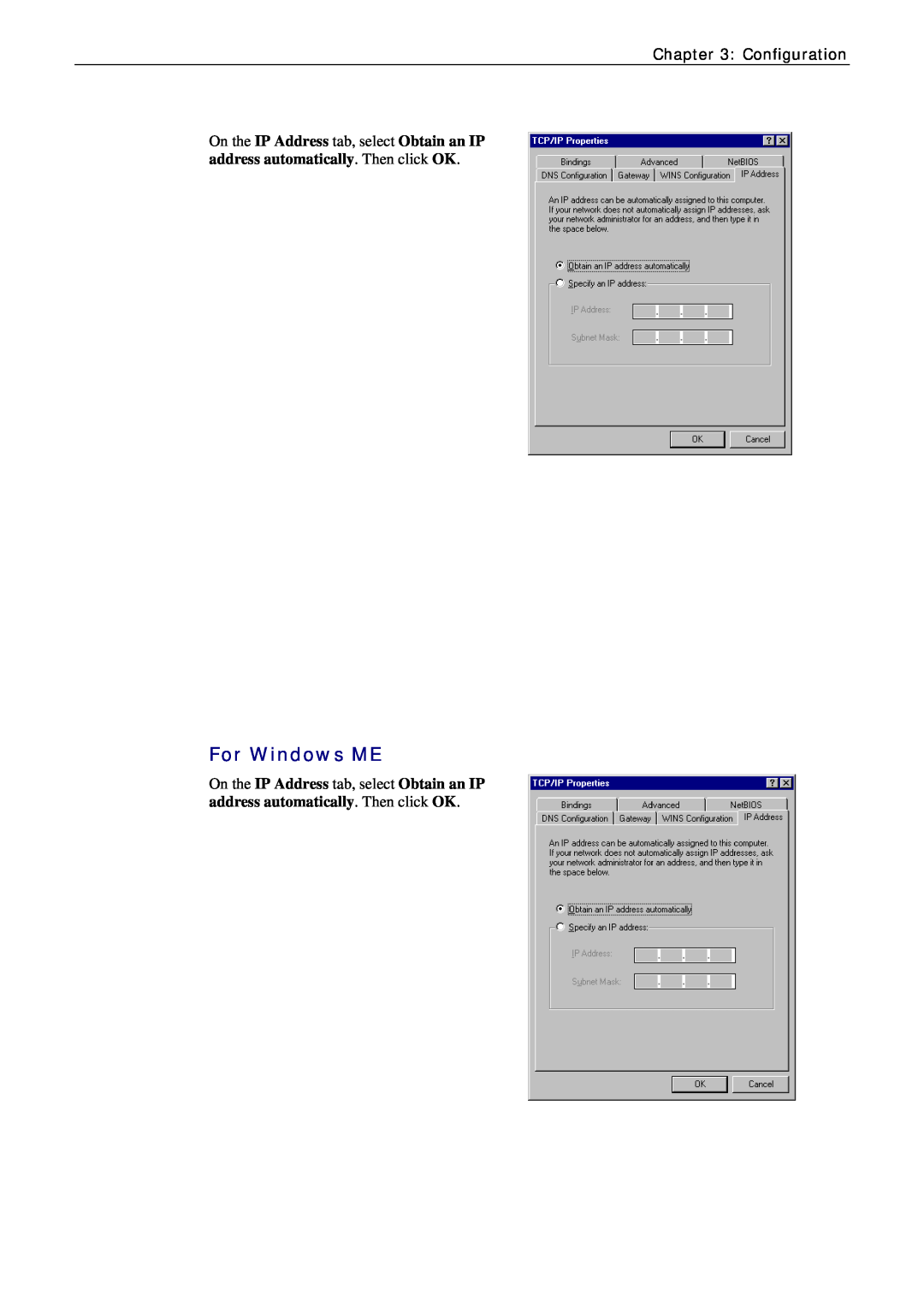 Siemens CL-010-I manual For Windows ME, Configuration 