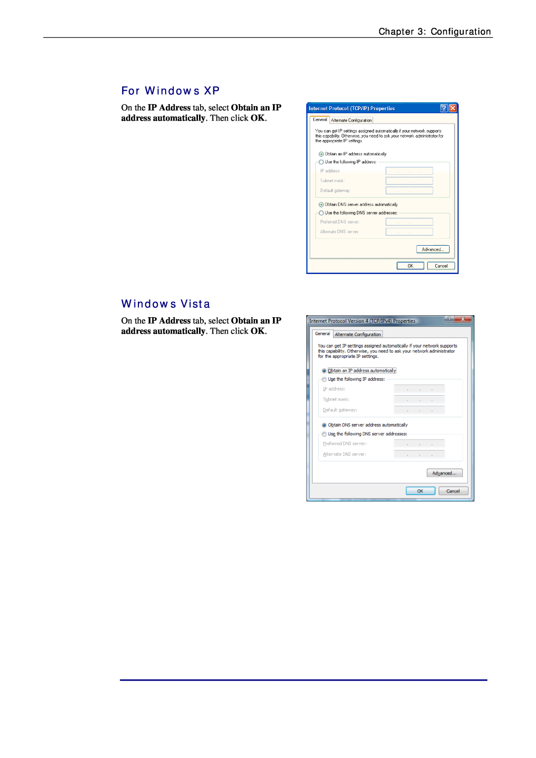 Siemens CL-010-I manual For Windows XP, Windows Vista, Configuration 