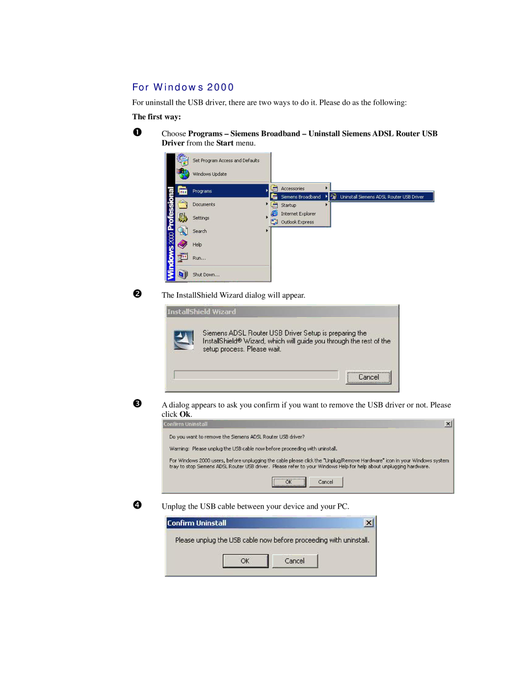 Siemens CL-110 user manual For Windows 