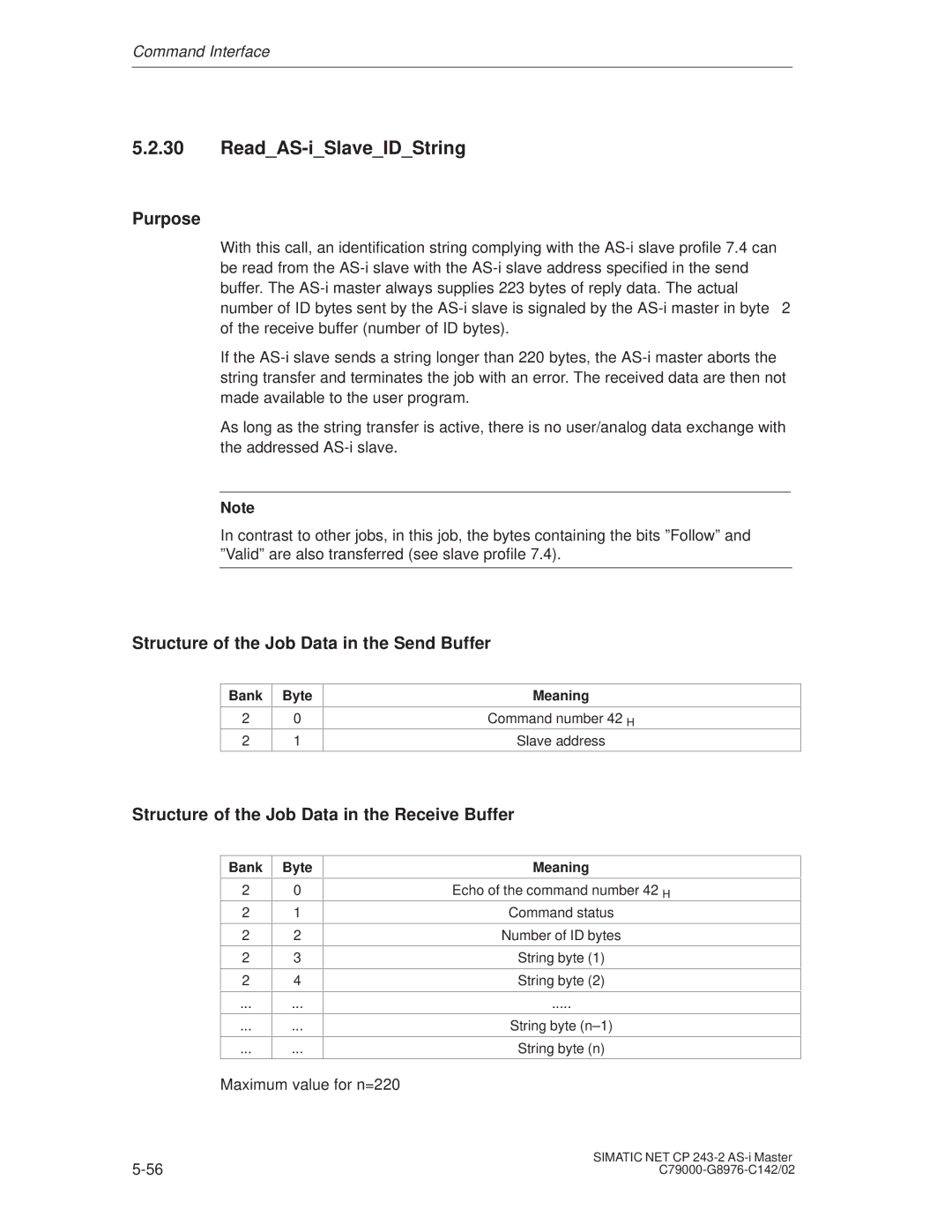 Siemens CP 243-2 installation instructions ReadAS-iSlaveIDString 