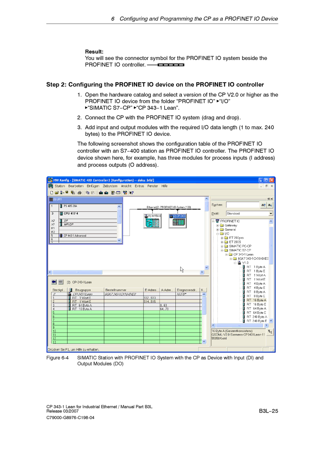 Siemens CP 343-1 manual Result, B3L−25 