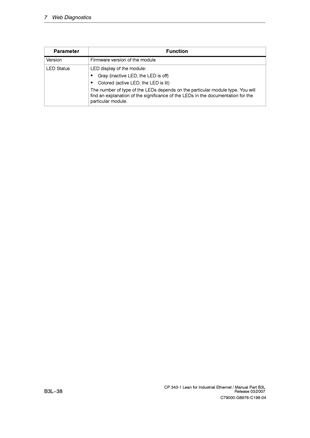 Siemens CP 343-1 manual B3L−38 