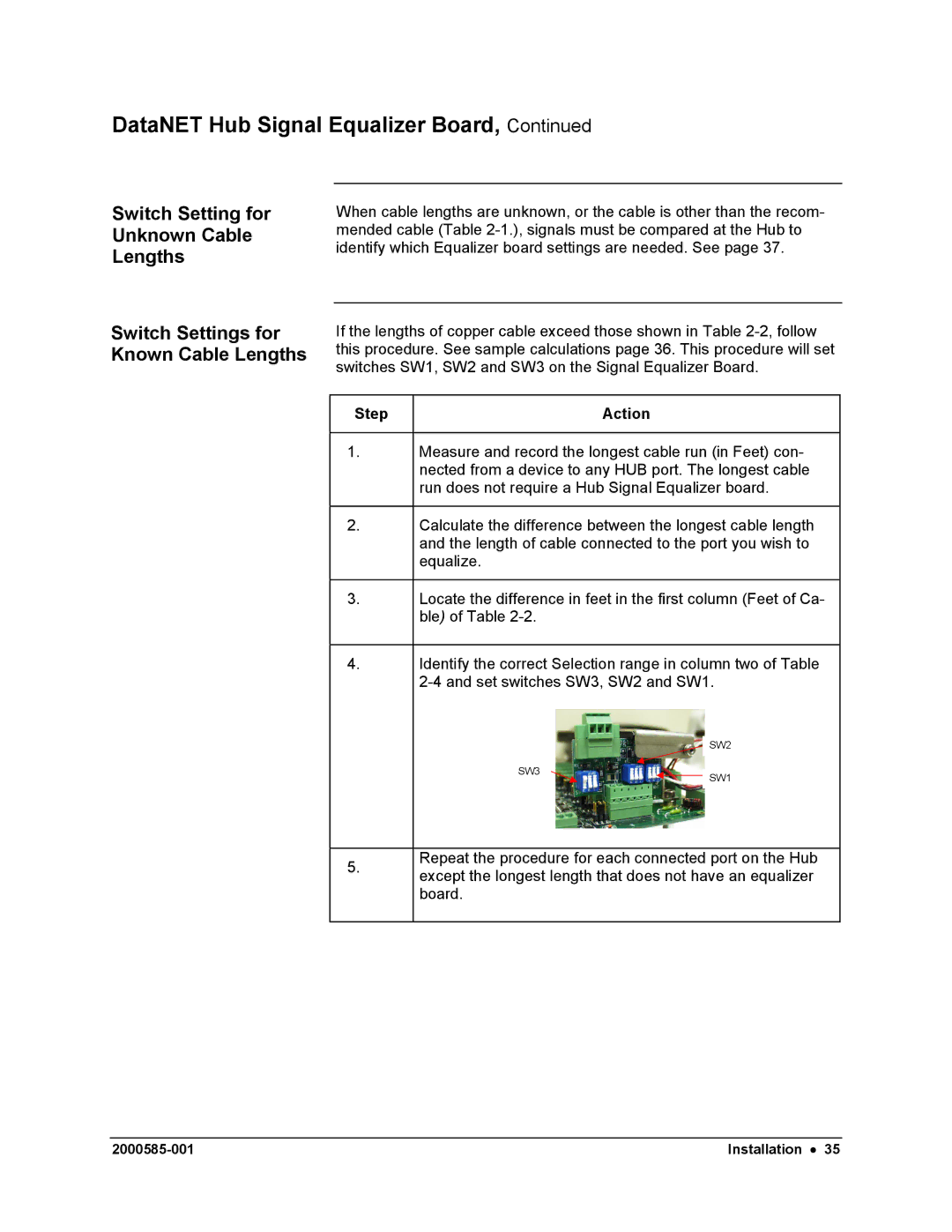 Siemens DataNET Hub (DNH) user manual Repeat the procedure for each connected port on the Hub 