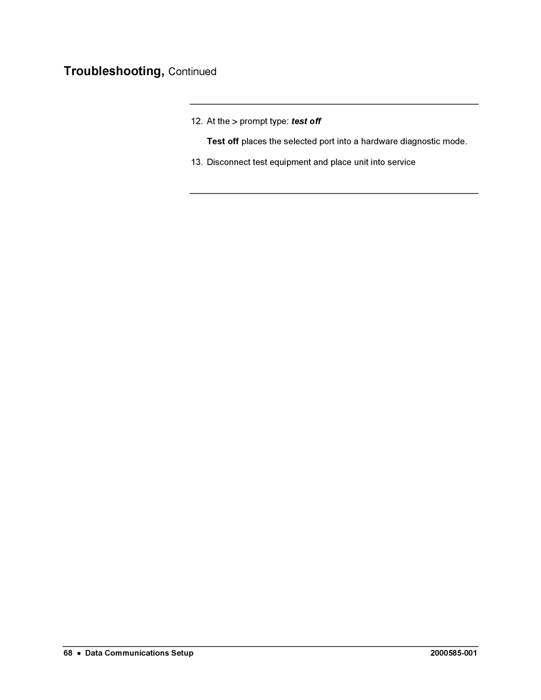 Siemens DataNET Hub (DNH) user manual Troubleshooting 