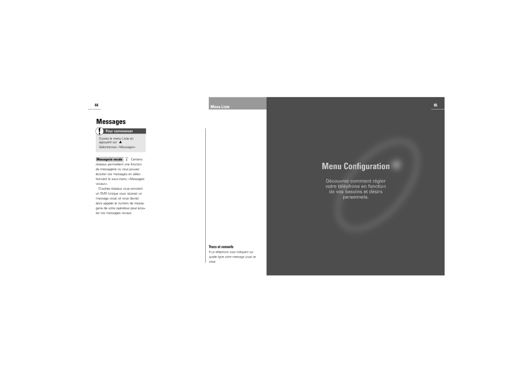 Siemens DK-9490 Pandrup manual Menu Configuration 