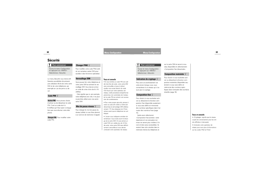 Siemens DK-9490 Pandrup manual Sécurité 