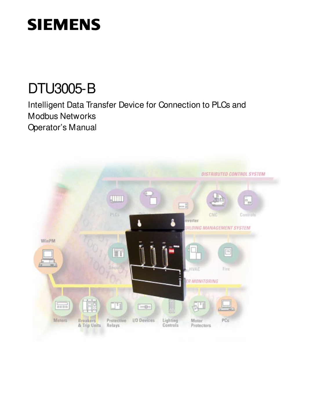 Siemens DTU3005-B manual 