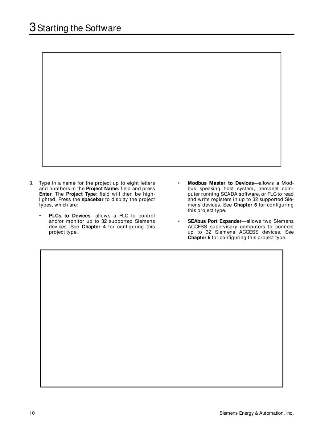 Siemens DTU3005-B manual Starting the Software 