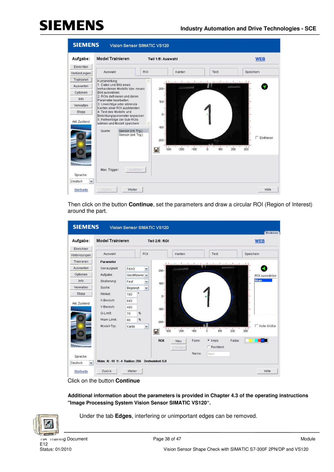 Siemens E12 manual Industry Automation and Drive Technologies SCE 