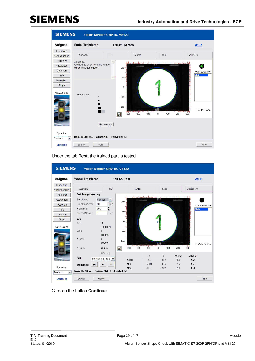 Siemens E12 manual Industry Automation and Drive Technologies SCE 