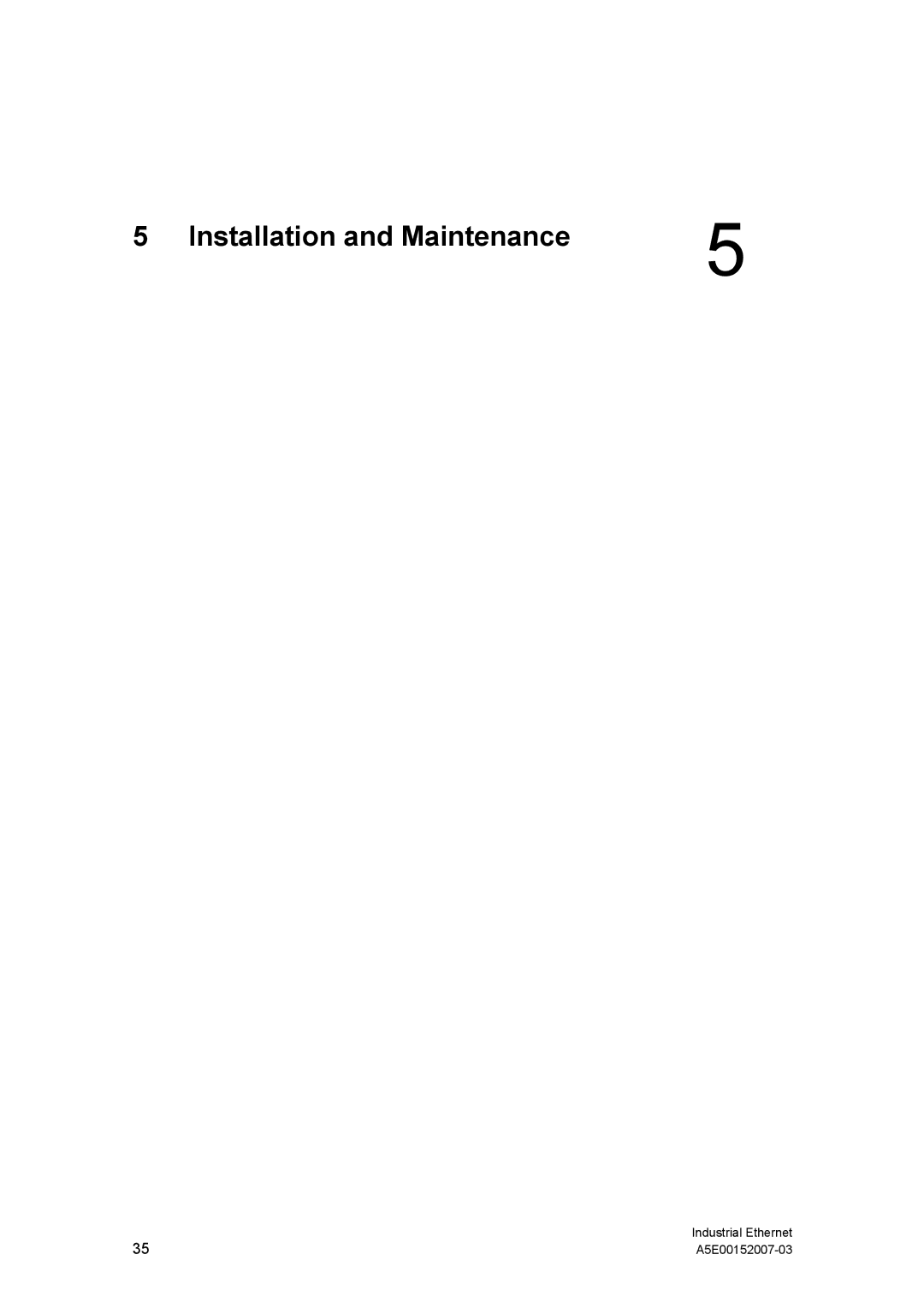 Siemens Electrical Lean Switch installation instructions Installation and Maintenance 