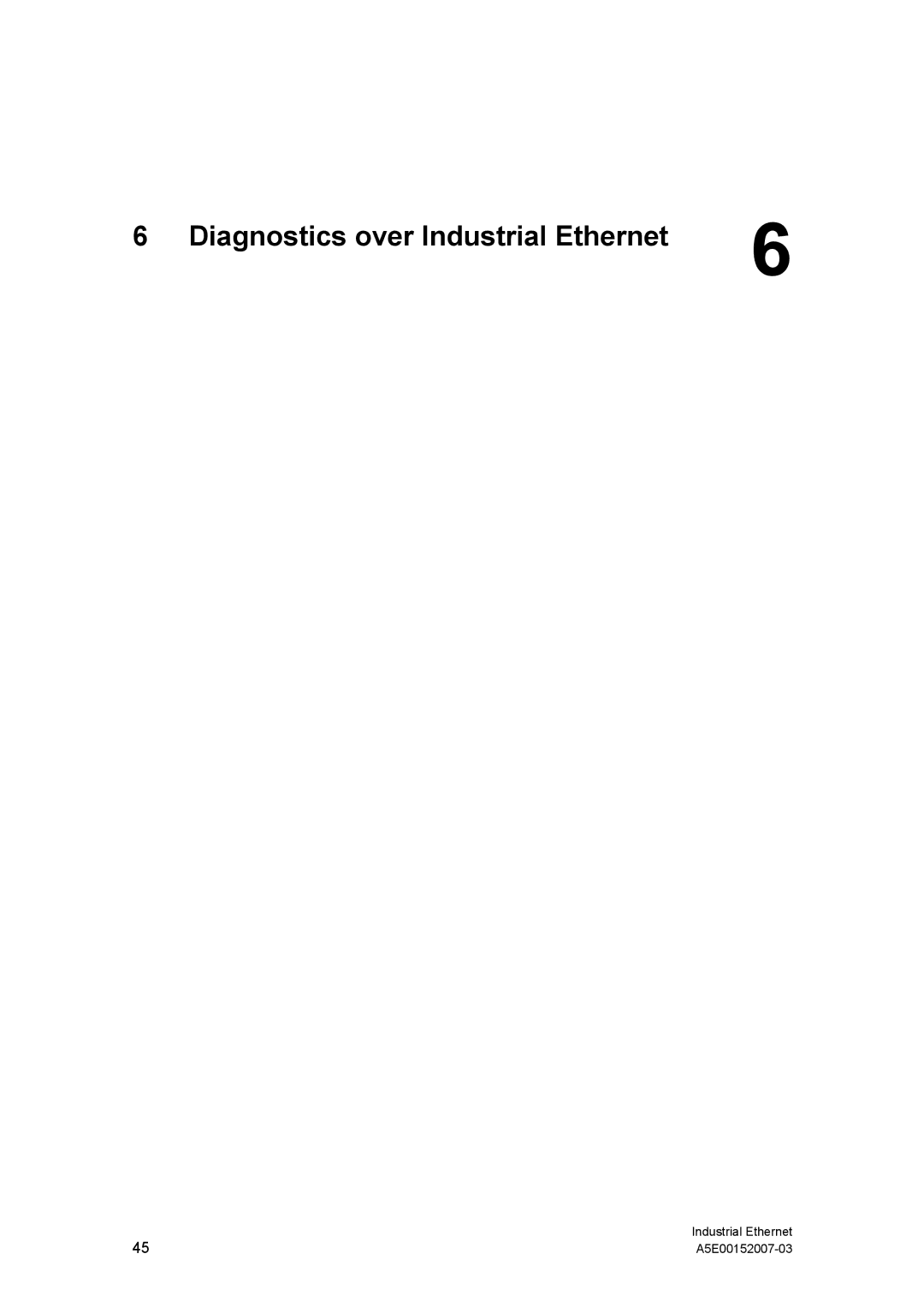 Siemens Electrical Lean Switch installation instructions Diagnostics over Industrial Ethernet 