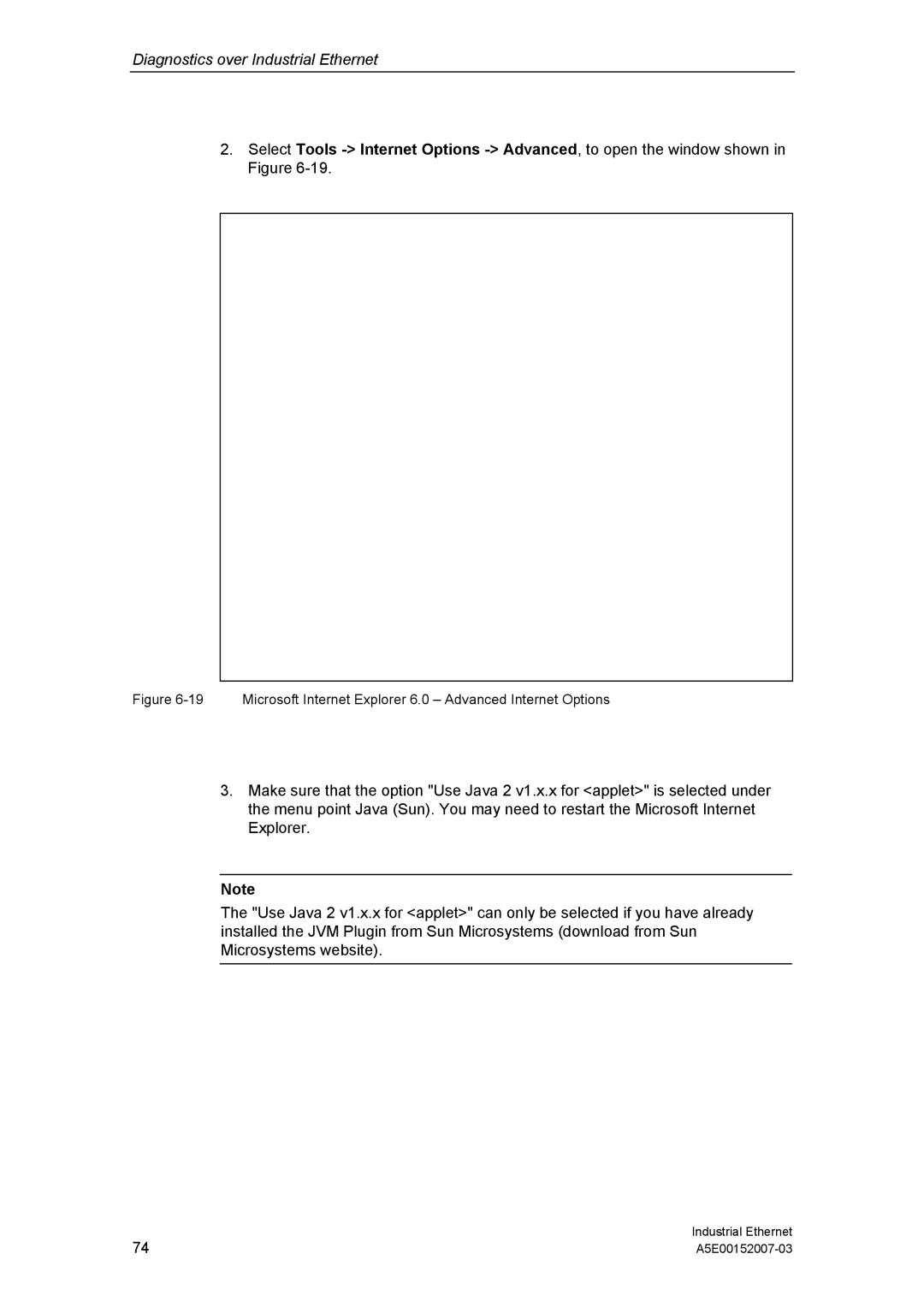 Siemens Electrical Lean Switch installation instructions Microsoft Internet Explorer 6.0 Advanced Internet Options 