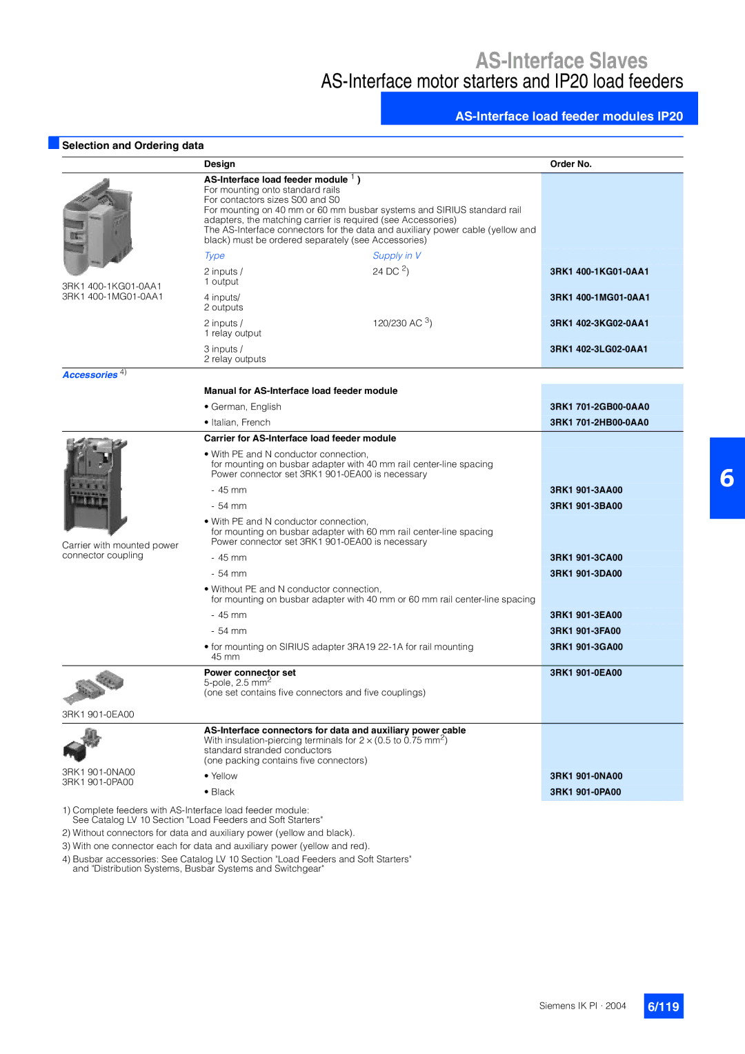 Siemens EN 50295 manual 119 