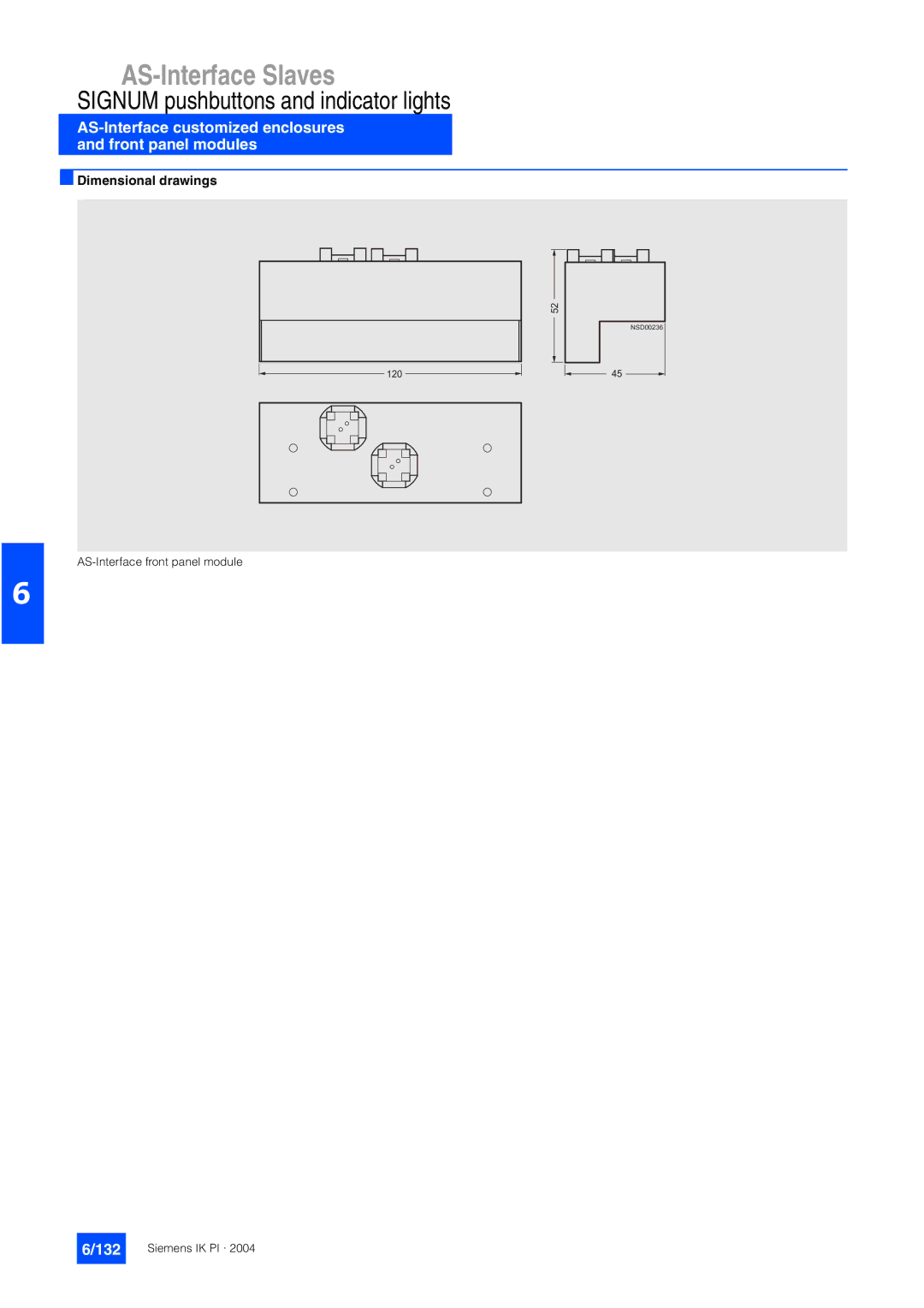 Siemens EN 50295 manual 132, Dimensional drawings 