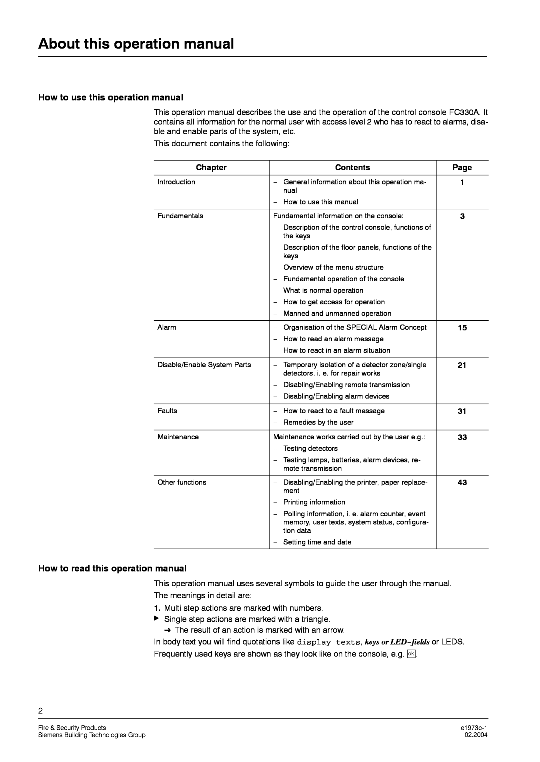 Siemens FC330A manual 