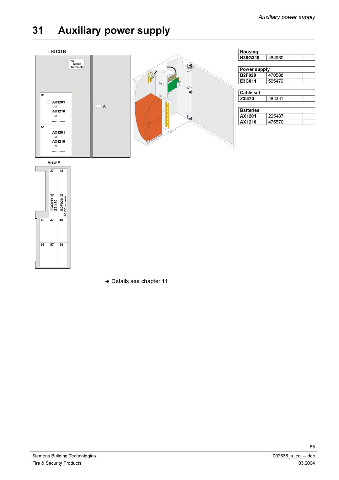 Siemens FC700A manual View a 