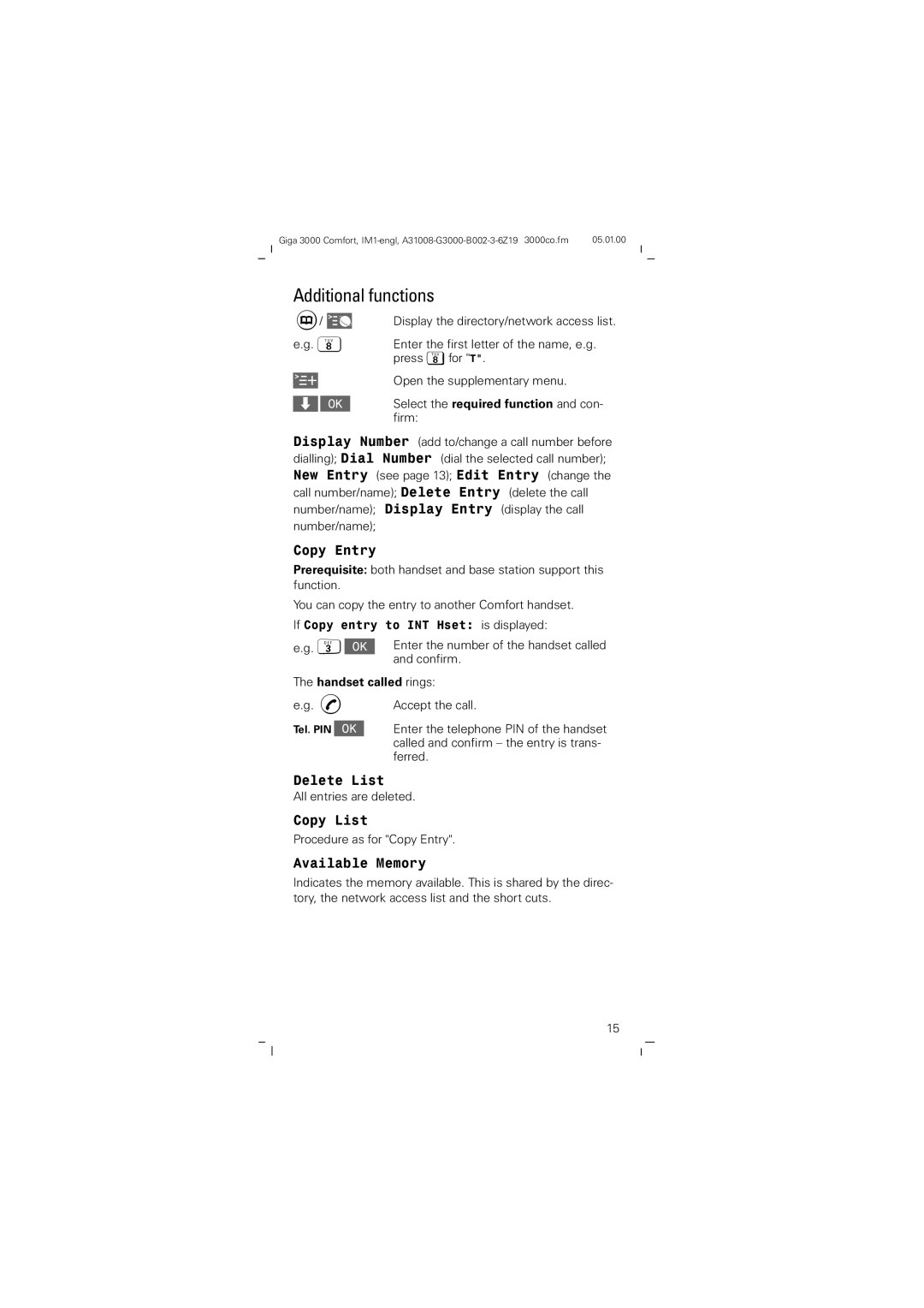 Siemens Giga 3000 operating instructions Rs\Qwu, Handset called rings 