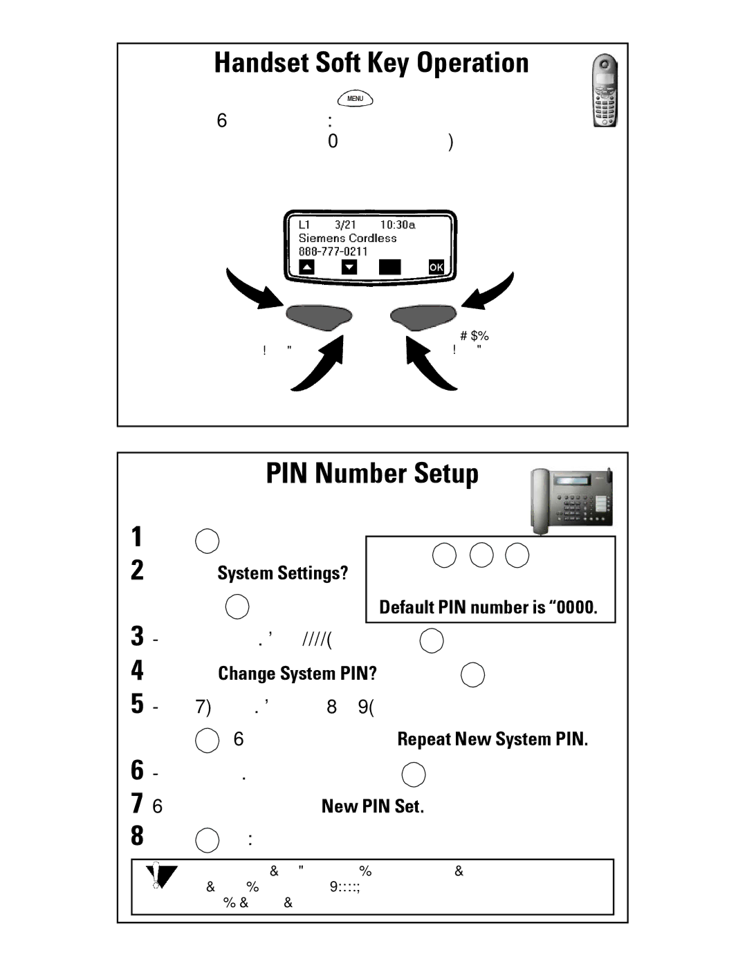 Siemens Gigaset 8825 user manual Handset Soft Key Operation, Press 