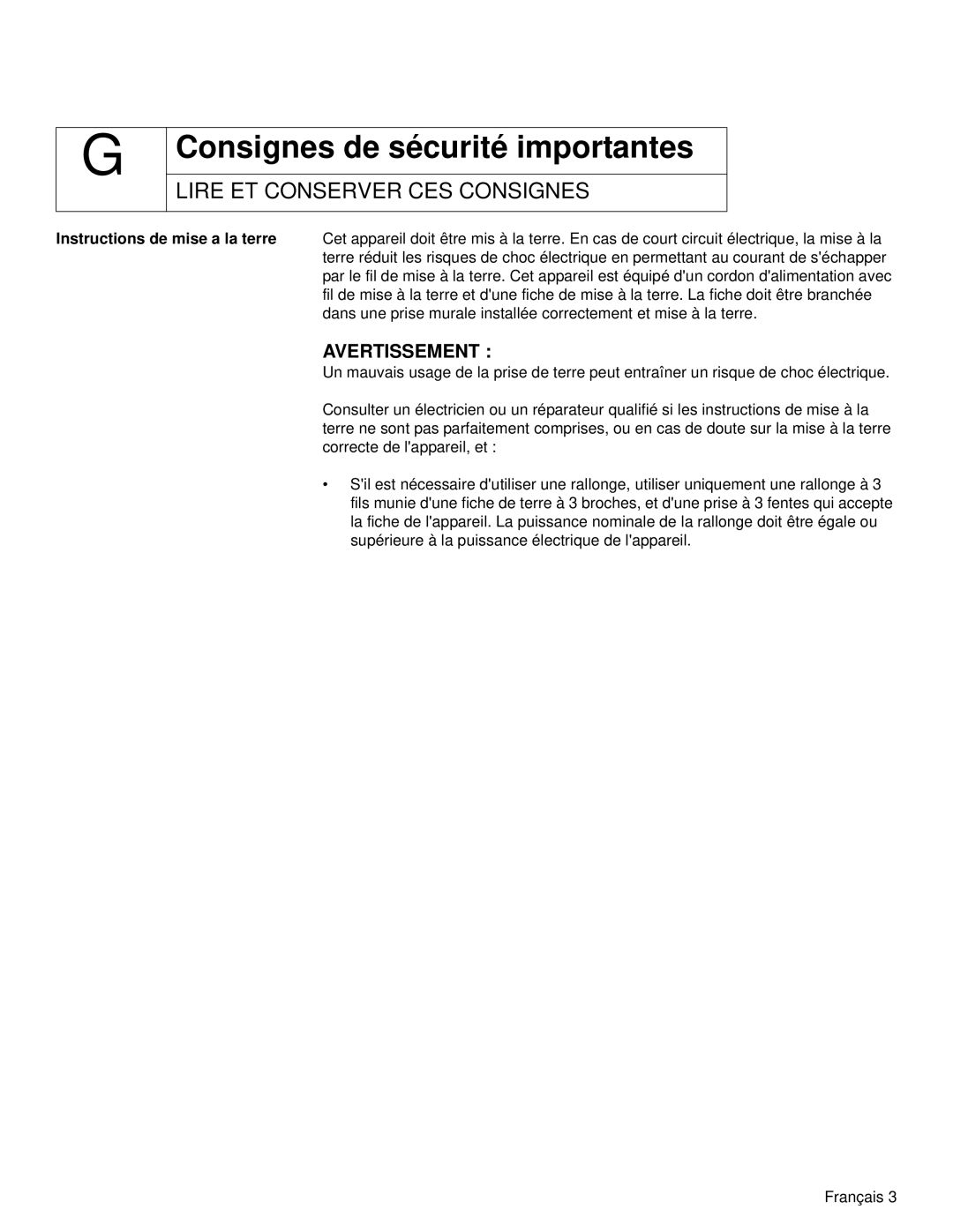 Siemens HF25C530 installation manual Consignes de sécurité importantes 